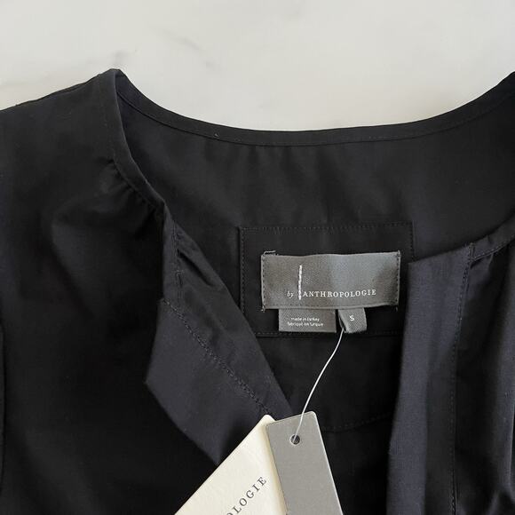 Anthropologie The Somerset Maxi Dress black Size S Minimalist Coastal boho chic - Picture 3 of 13